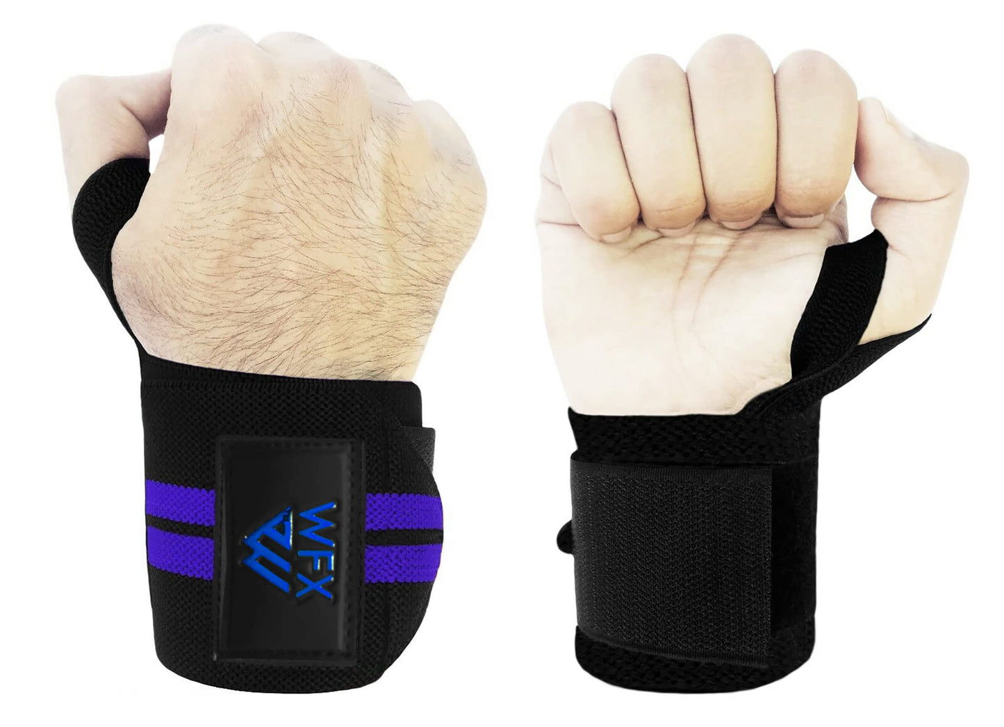 Fitness Pro Wrist Wraps for Heavy Lifting - Blue